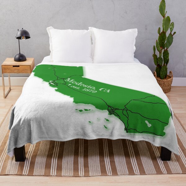 Item preview, Modesto, CA [Green] designed and sold by PhilbonianDezin.