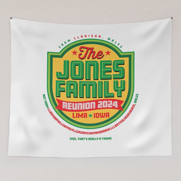 Item preview, Jones Reunion 2024 At Lima Iowa designed and sold by LiaBatz.