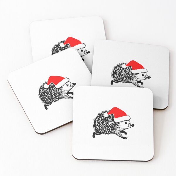 Artikelvorschau, Igel im Weihnachtsmütze entworfen und verkauft von JollyCritters.