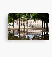 Ecole Militaire reflection Leinwanddruck