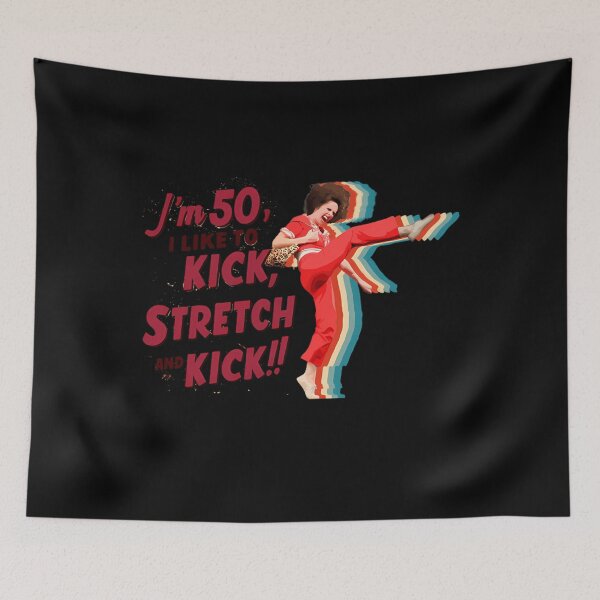Item preview, I', 50 I Like To Kick Stretch And Kick Sally Omalley  designed and sold by ValerieOuwel.