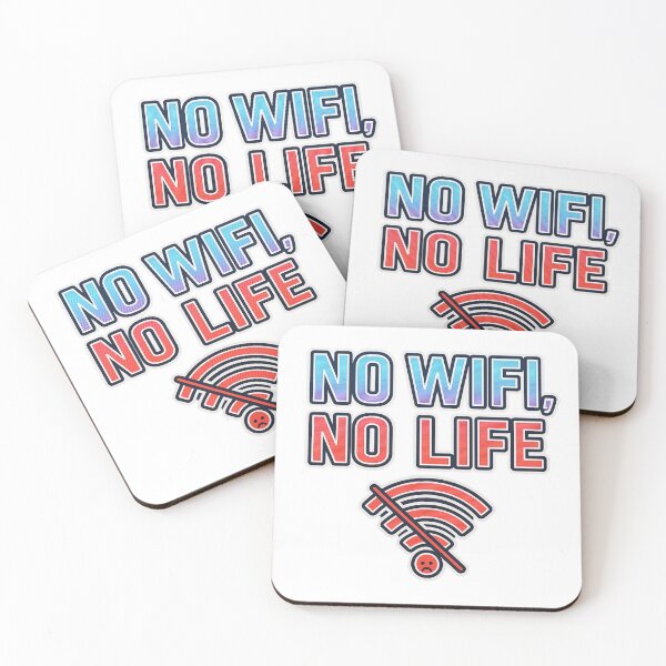 Artikelvorschau, KEIN WLAN, KEIN LEBEN – Glitchcore Neon Internet Humor Design entworfen und verkauft von DailyVibesCo.