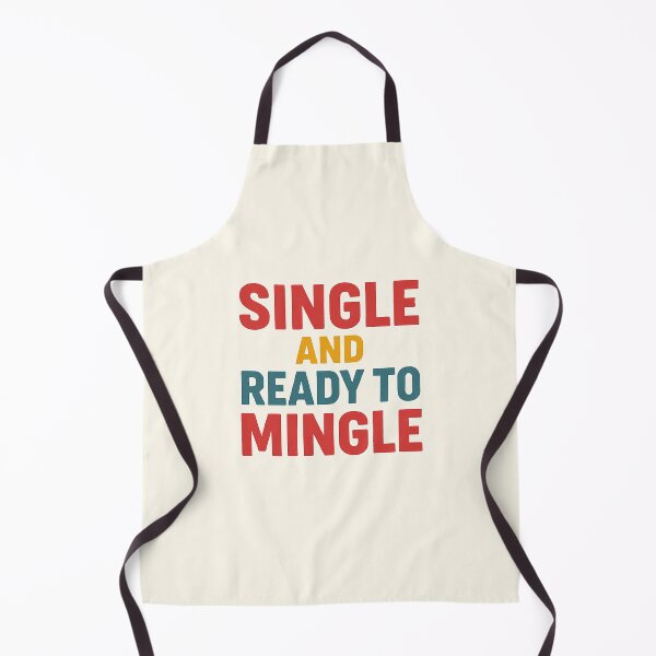 Item preview, Single and Ready to Mingle designed and sold by Vibrant Threads.