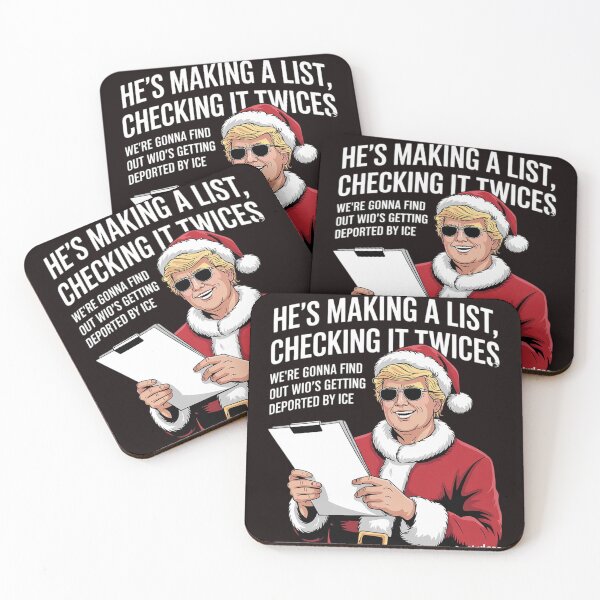 Item preview, Santa Trump Deportation List Trump Christmas  designed and sold by sheenmi.