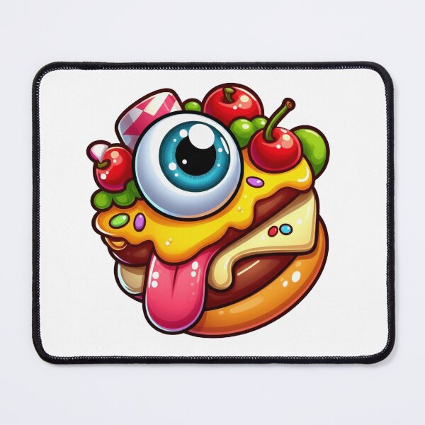Item preview, Monster Burger with Giant Eye and Sweets Kawaii and Fun Gothic Design designed and sold by DibuHumor.