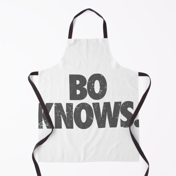 Item preview, Bo Knows Gray Vintage Text Logo designed and sold by Preslyoyer.
