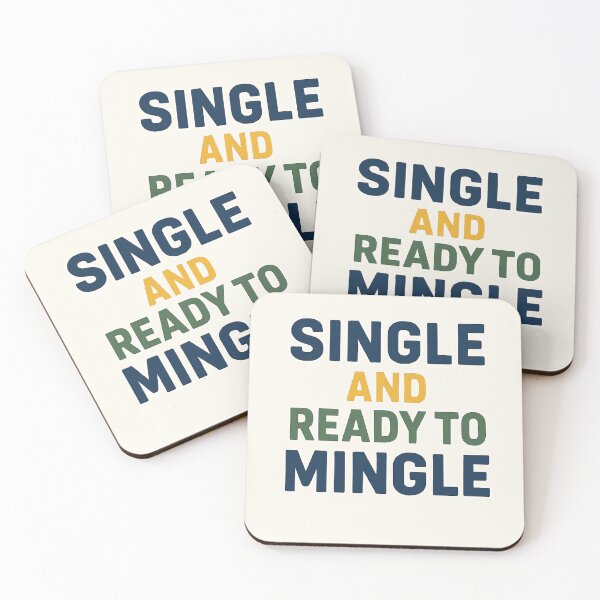 Item preview, Single and Ready to Mingle 2 designed and sold by Vibrant Threads.