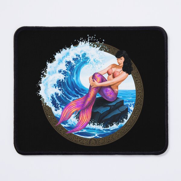Item preview, Retro Pin Up Mermaid Splash designed and sold by calypso-designs.