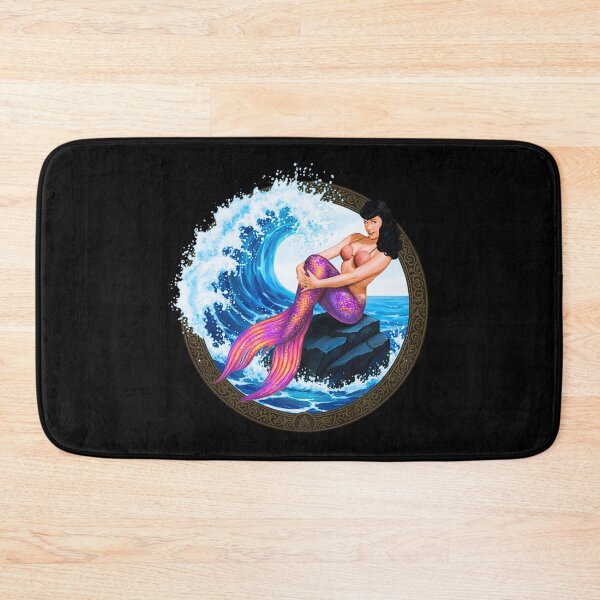 Item preview, Retro Pin Up Mermaid Splash designed and sold by calypso-designs.