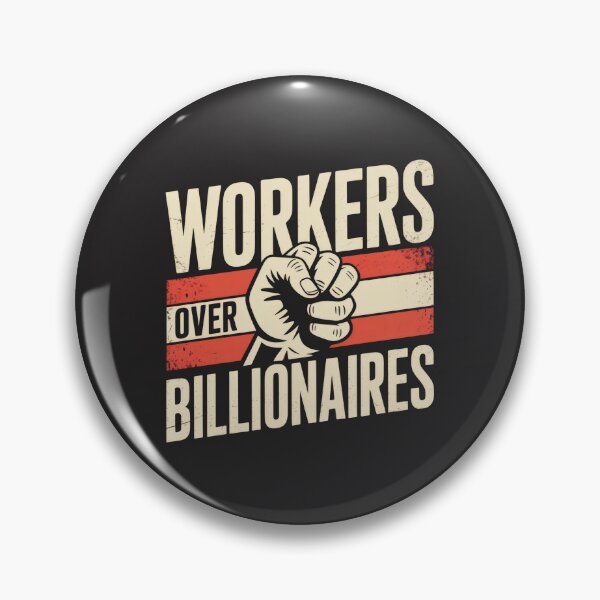Item preview, Workers Over Billionaires Power Fist – Pro Labor Political Statement Design Classic T-Shirt designed and sold by alirayanshop.