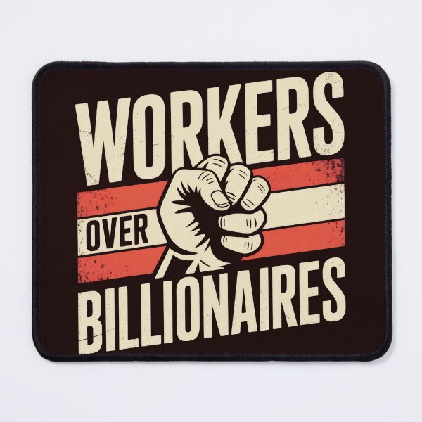 Item preview, Workers Over Billionaires Power Fist – Pro Labor Political Statement Design Classic T-Shirt designed and sold by alirayanshop.