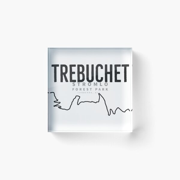 Item preview,  Trebuchet Stromlo Forest Park Canberra Act Australia- Black Line designed and sold by Harryislason.