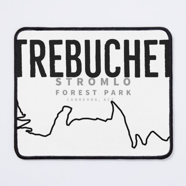 Item preview,  Trebuchet Stromlo Forest Park Canberra Act Australia- Black Line designed and sold by Harryislason.