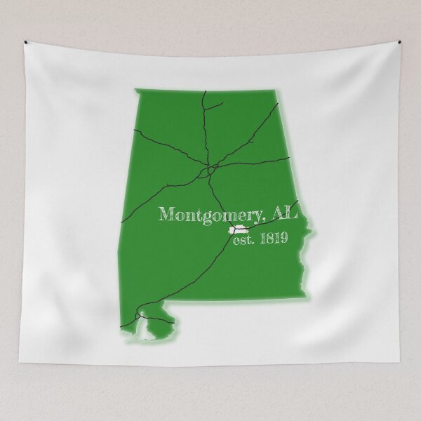 Item preview, Montgomery, AL [Green] designed and sold by PhilbonianDezin.