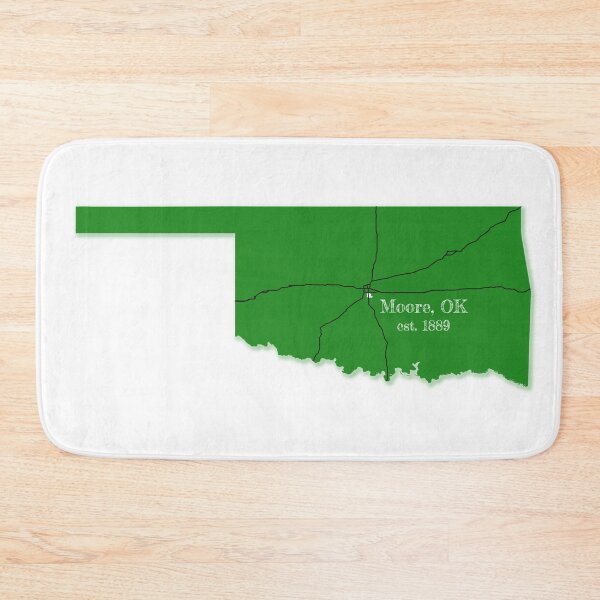 Item preview, Moore, OK [Green] designed and sold by PhilbonianDezin.