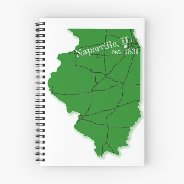 Item preview, Naperville, IL [Green] designed and sold by PhilbonianDezin.