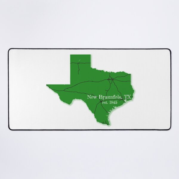 Item preview, New Braunfels, TX [Green] designed and sold by PhilbonianDezin.