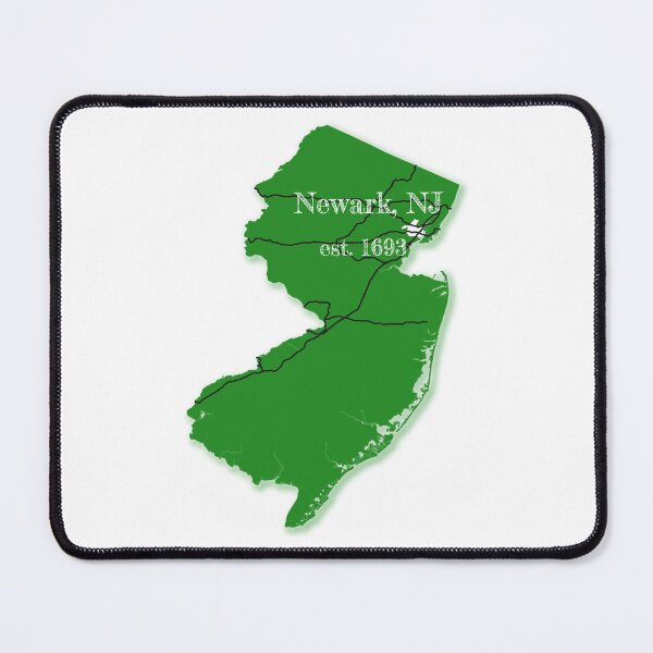 Item preview, Newark, NJ [Green] designed and sold by PhilbonianDezin.