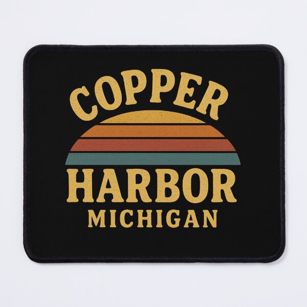Item preview, Copper Harbor Michigan Retro Vintage Typography designed and sold by American Travels.