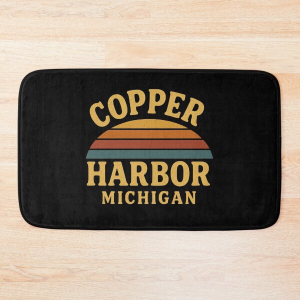 Item preview, Copper Harbor Michigan Retro Vintage Typography designed and sold by American Travels.