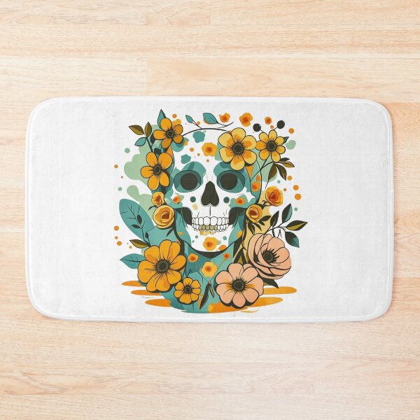 Item preview, Floral Rebirth: Skull Amid Blooming Life designed and sold by MoodsDesigns.