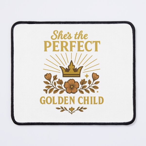 Item preview, She’s the Perfect Golden Child | Floral Crown Tee designed and sold by Zippitydodads.