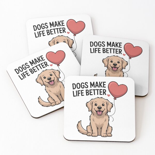 Item preview, dogs make life better. designed and sold by CHILLIN-Shop.