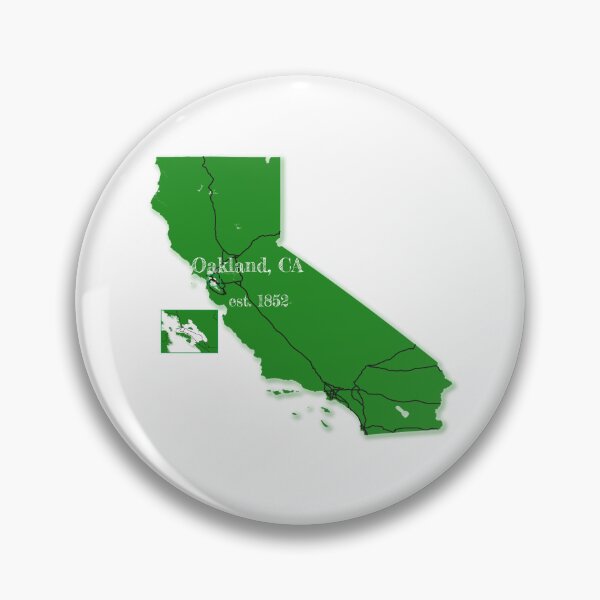 Item preview, Oakland, CA [Green] designed and sold by PhilbonianDezin.