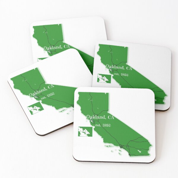 Item preview, Oakland, CA [Green] designed and sold by PhilbonianDezin.