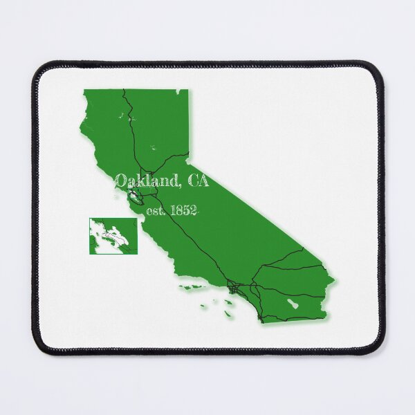 Item preview, Oakland, CA [Green] designed and sold by PhilbonianDezin.