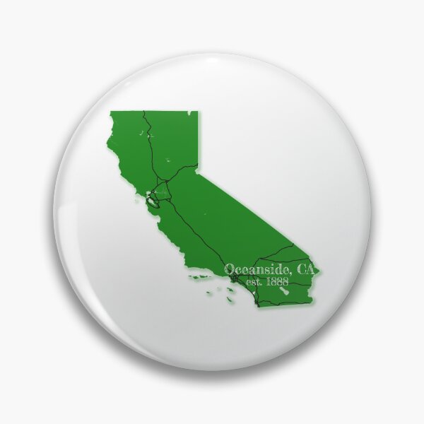 Item preview, Oceanside, CA [Green] designed and sold by PhilbonianDezin.