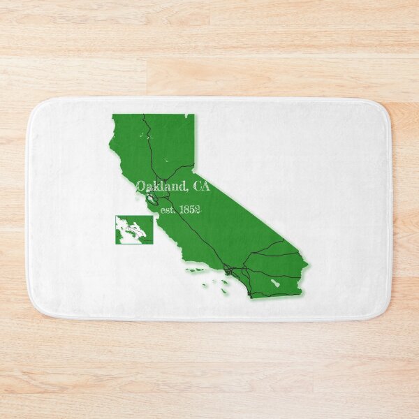 Item preview, Oakland, CA [Green] designed and sold by PhilbonianDezin.