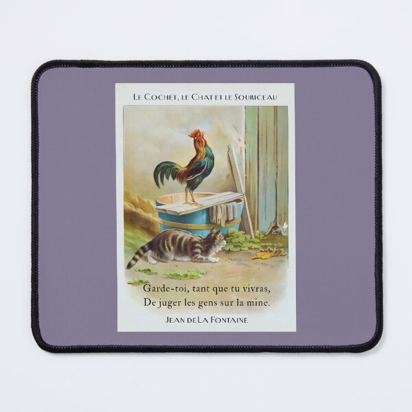 Item preview, Jean de La Fontaine: Garde-toi, tant que tu vivras, De juger les gens sur la mine. designed and sold by artbleed.