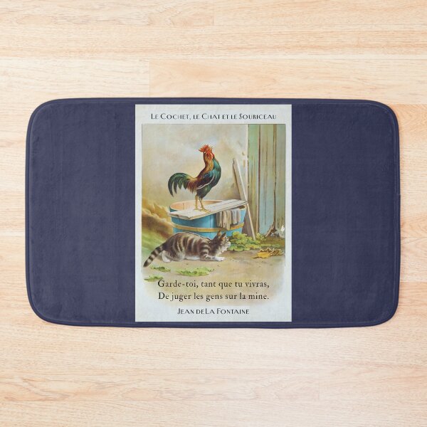 Item preview, Jean de La Fontaine: Garde-toi, tant que tu vivras, De juger les gens sur la mine. designed and sold by artbleed.