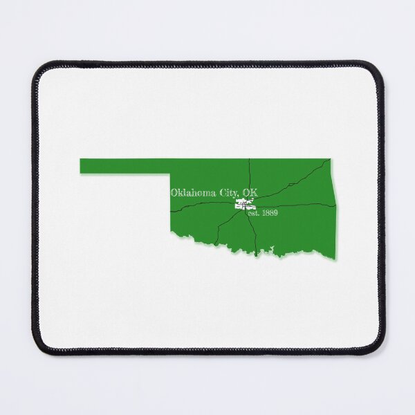 Item preview, Oklahoma City, OK [Green] designed and sold by PhilbonianDezin.