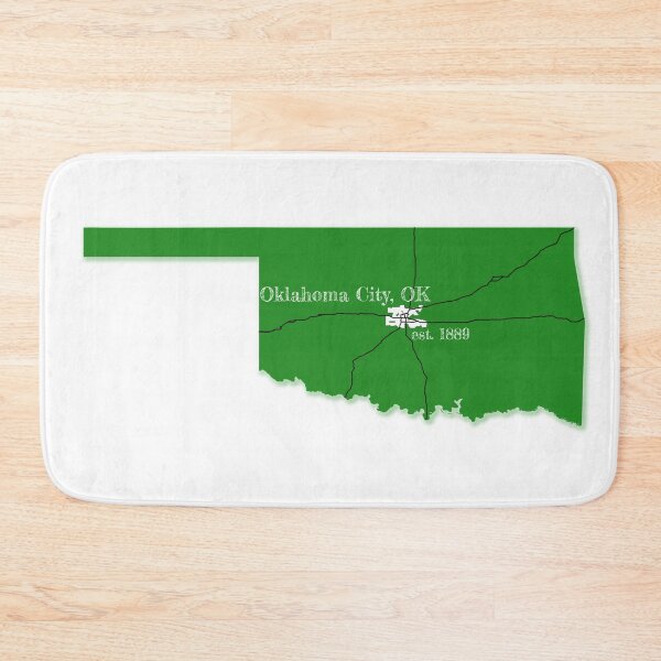 Item preview, Oklahoma City, OK [Green] designed and sold by PhilbonianDezin.