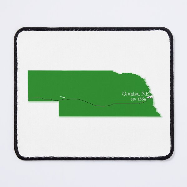 Item preview, Omaha, NE [Green] designed and sold by PhilbonianDezin.