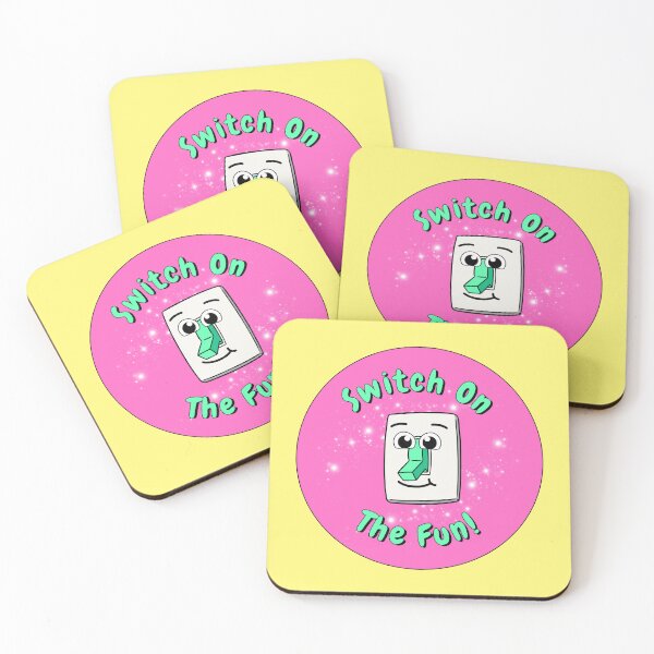 Item preview, Switch On The Fun, Pink, Positive, Quotes, Cartoon Character  designed and sold by AASparksDesigns.