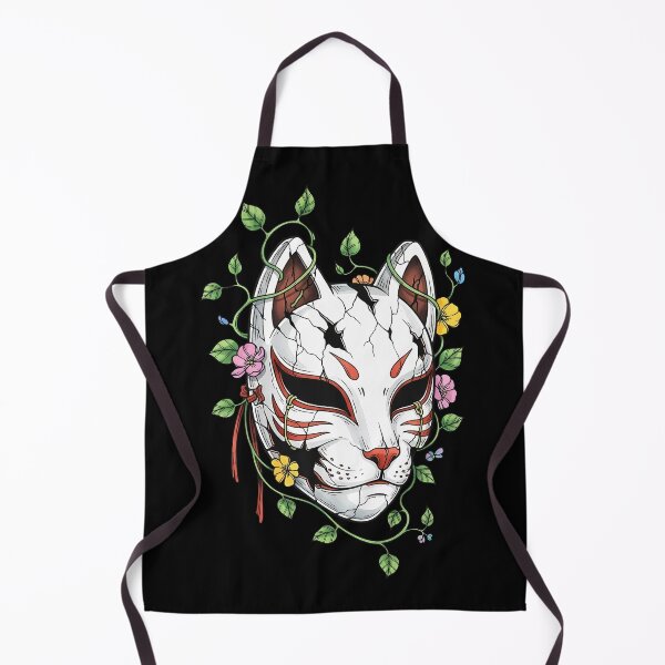 Item preview, Decaying Kitsune Mask with Floral Vines designed and sold by Thunderbelts.