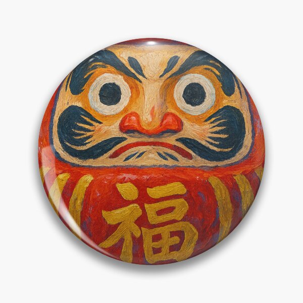 Item preview, Acrylic Art of Japanese Daruma Doll on Transparent Background designed and sold by optimusprime39.