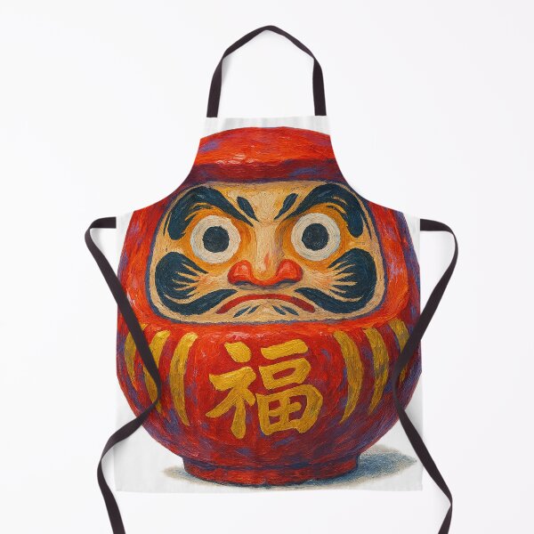 Item preview, Acrylic Art of Japanese Daruma Doll on Transparent Background designed and sold by optimusprime39.