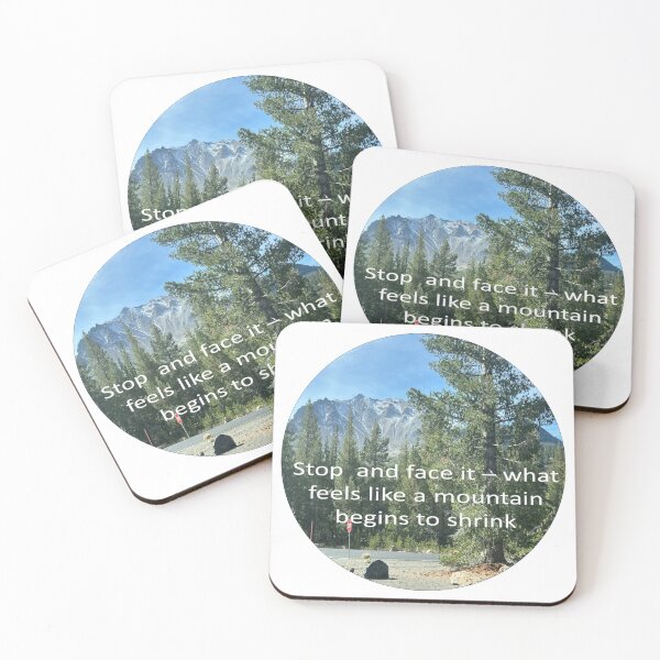 Item preview, Mountain Landscape Print - Motivational Quote - Nature Landscape designed and sold by Anusham Digital Arts.