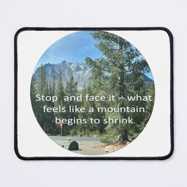 Item preview, Mountain Landscape Print - Motivational Quote - Nature Landscape designed and sold by Anusham Digital Arts.