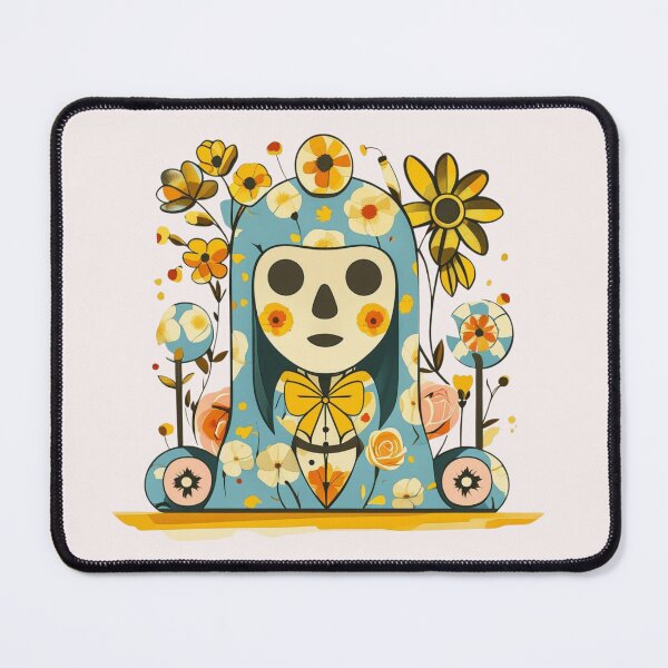 Item preview, Whimsical Skull Cloaked in Floral Elegance designed and sold by MoodsDesigns.