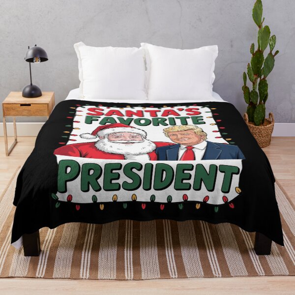Item preview, Santa's Favorite President Trump Christmas 1 designed and sold by Charidana.