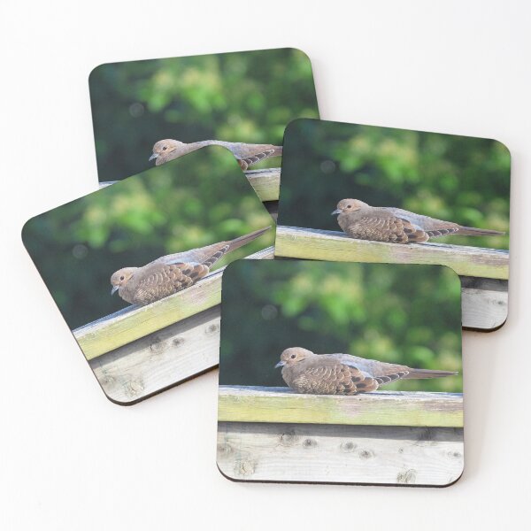 Item preview, Mourning Doves Resting On My Deck designed and sold by BackyardBirder.