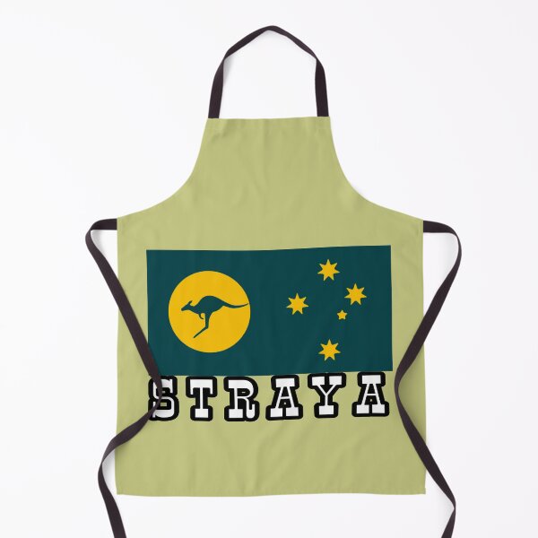 Item preview, STRAYA. Kangaroo Sun Flag Australia  designed and sold by Kangaroo Sun.
