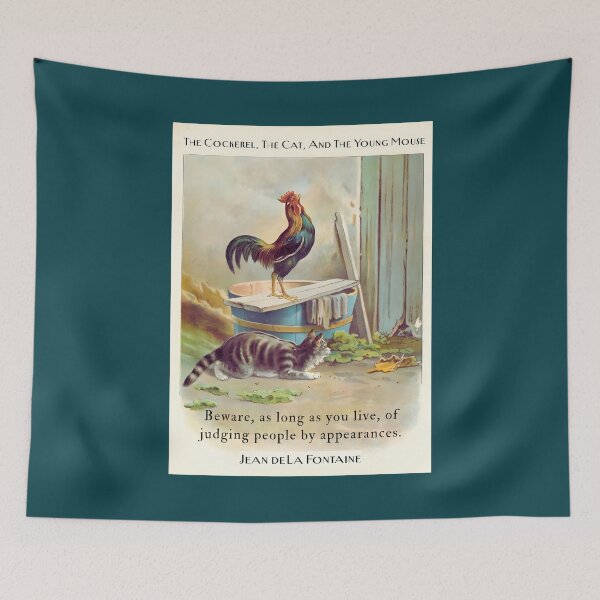 Item preview, Jean de La Fontaine: Beware, as long as you live, of judging people by appearances. designed and sold by artbleed.