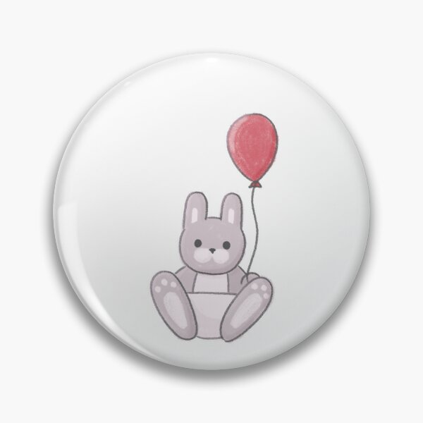 Item preview, bunny with red balloon designed and sold by ErisMac.