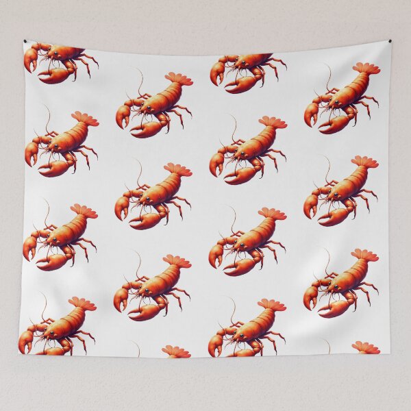 Item preview, Adorable Cute Cartoon Lobster designed and sold by bvdesignart.
